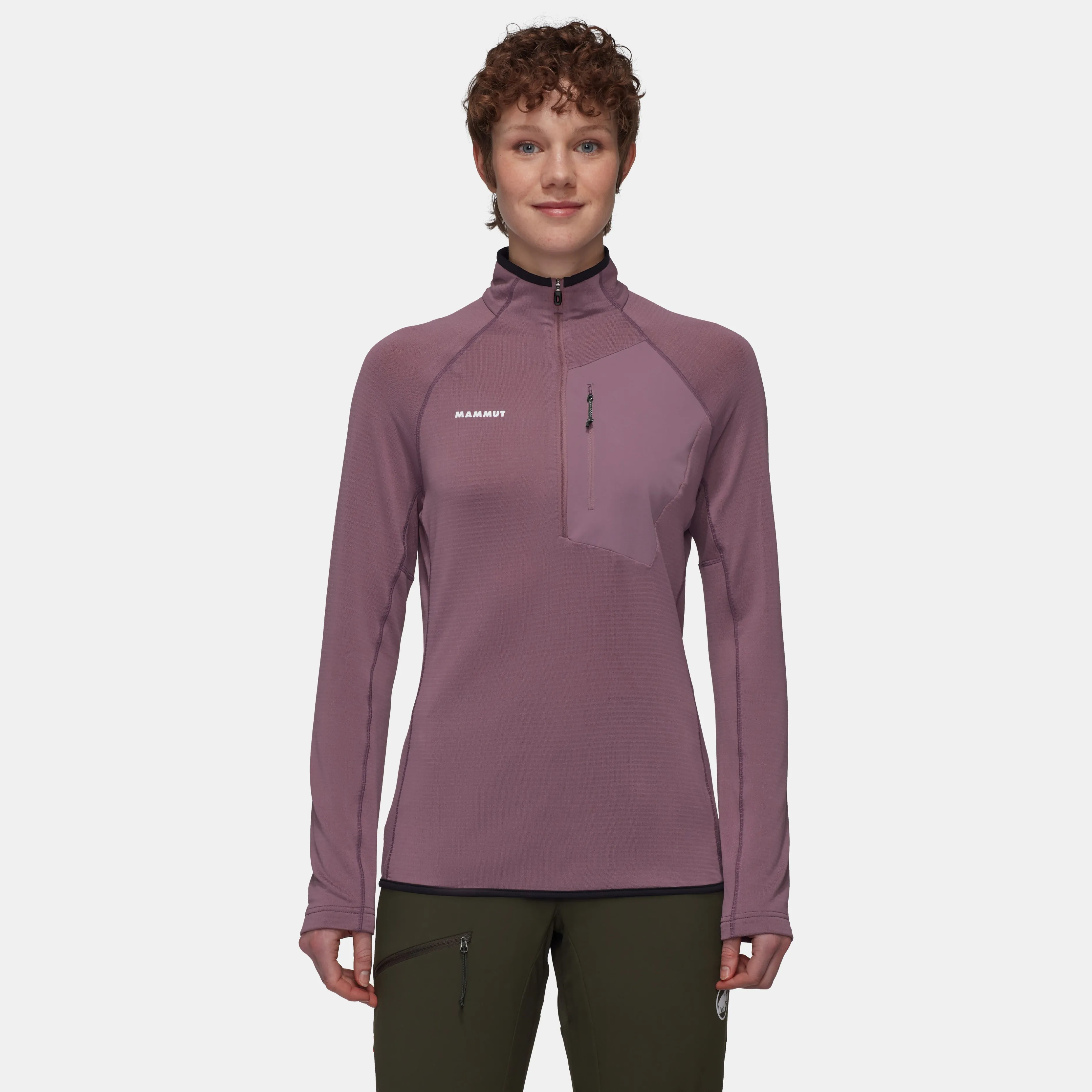 Women Mammut Aenergy Light ML Half Zip Pull Women