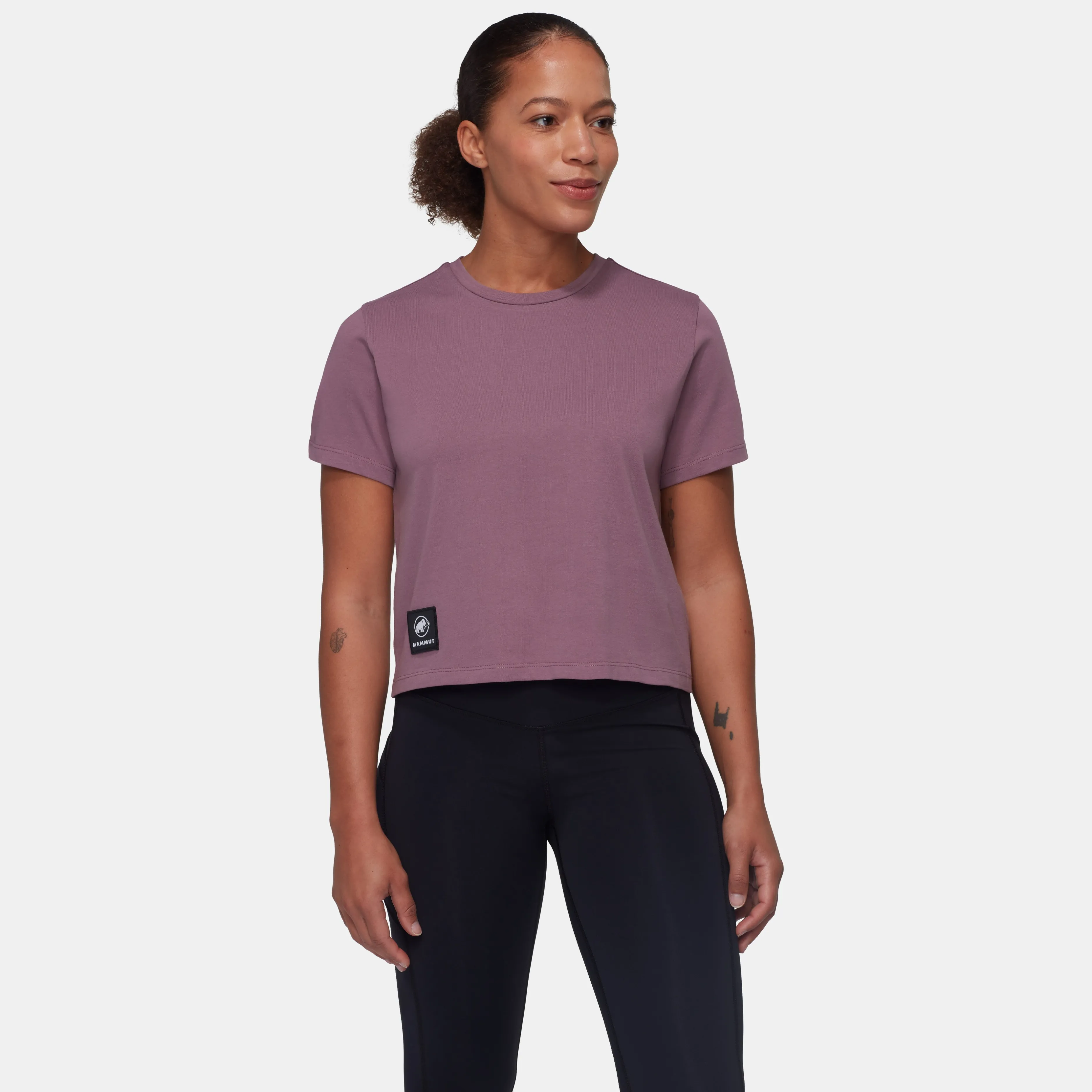 Women Mammut Massone T-Shirt Cropped Women Patch