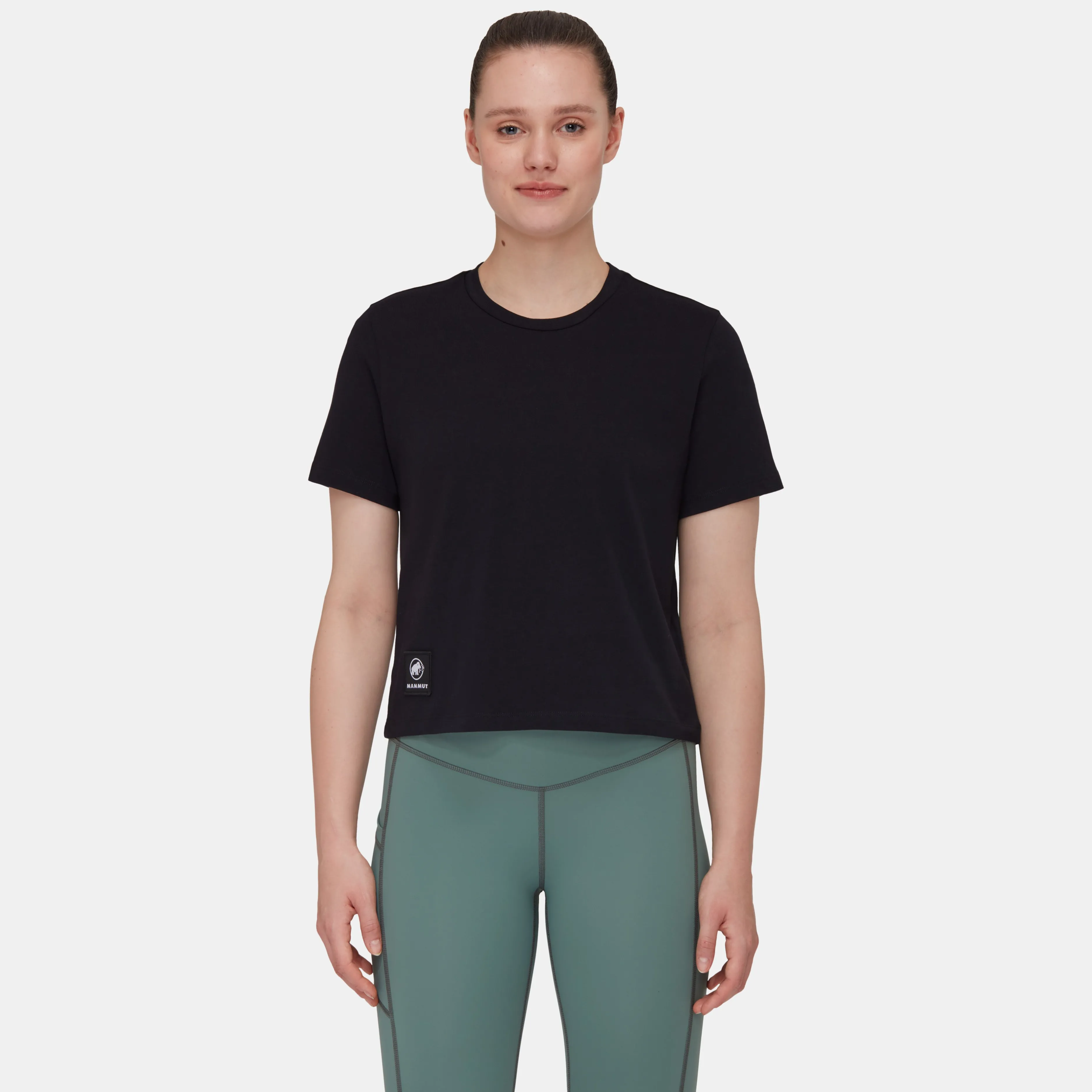 Women Mammut Massone T-Shirt Cropped Women Patch