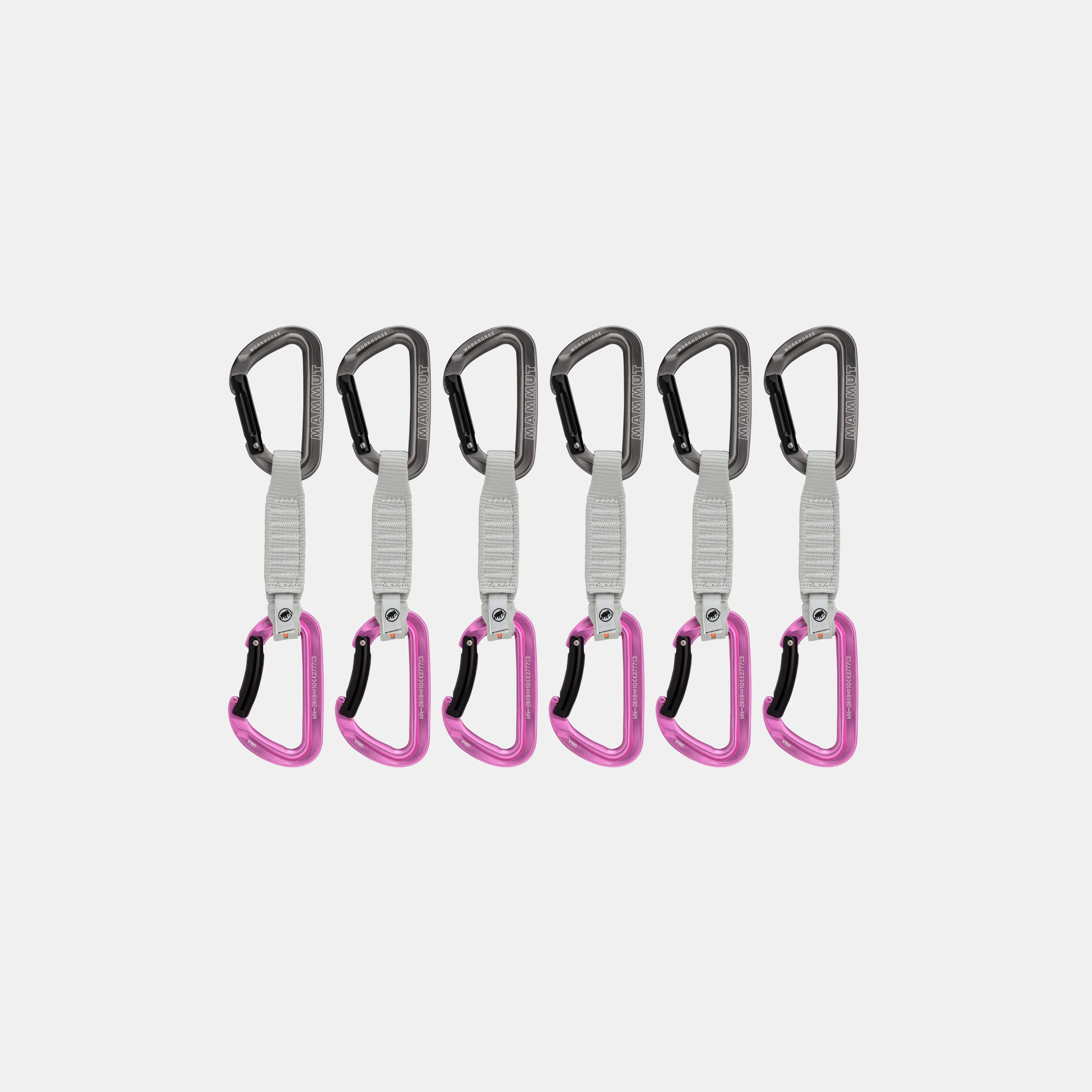 Women Mammut Workhorse Keylock 12 cm 6-Pack Quickdraws