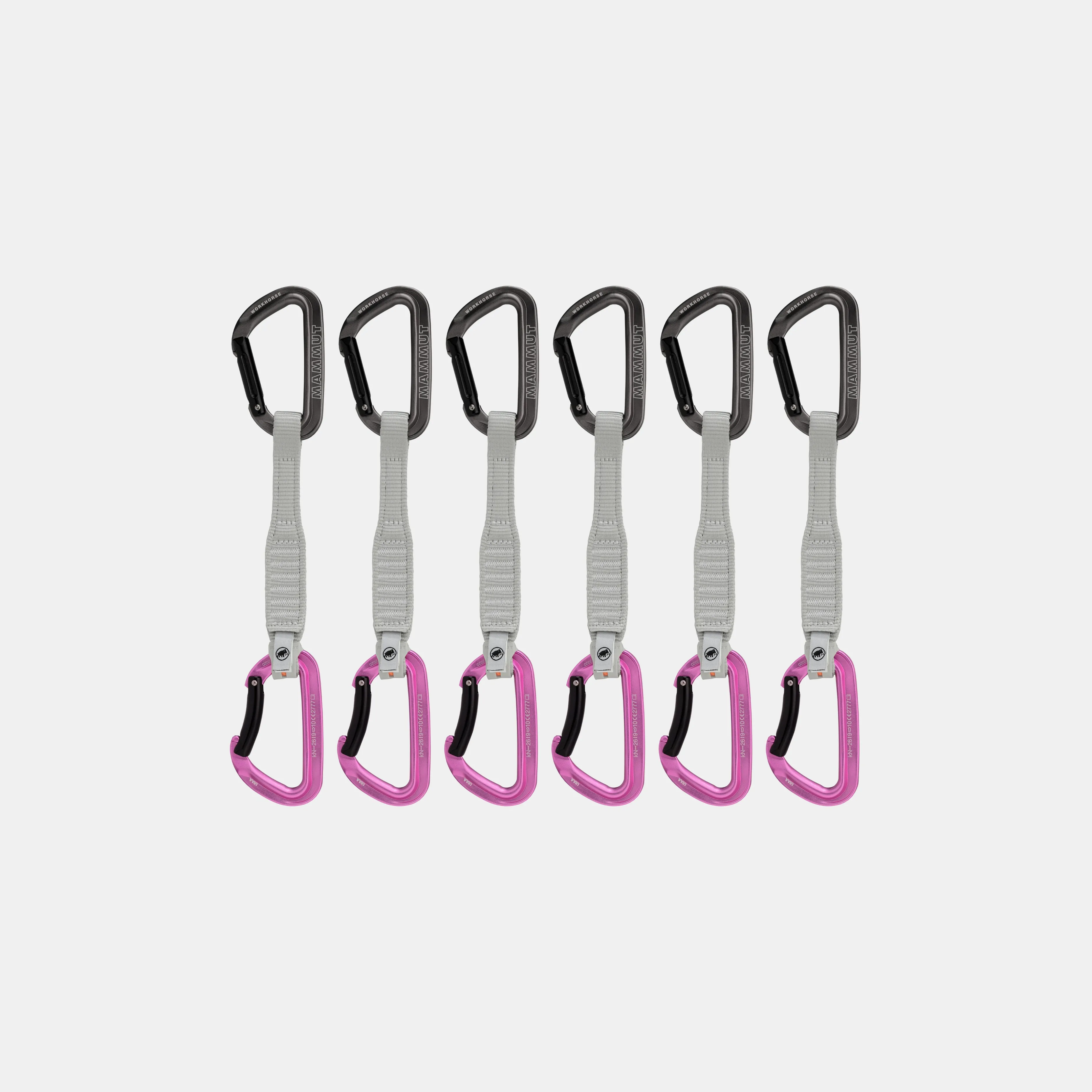 Women Mammut Workhorse Keylock 17 cm 6-Pack Quickdraws