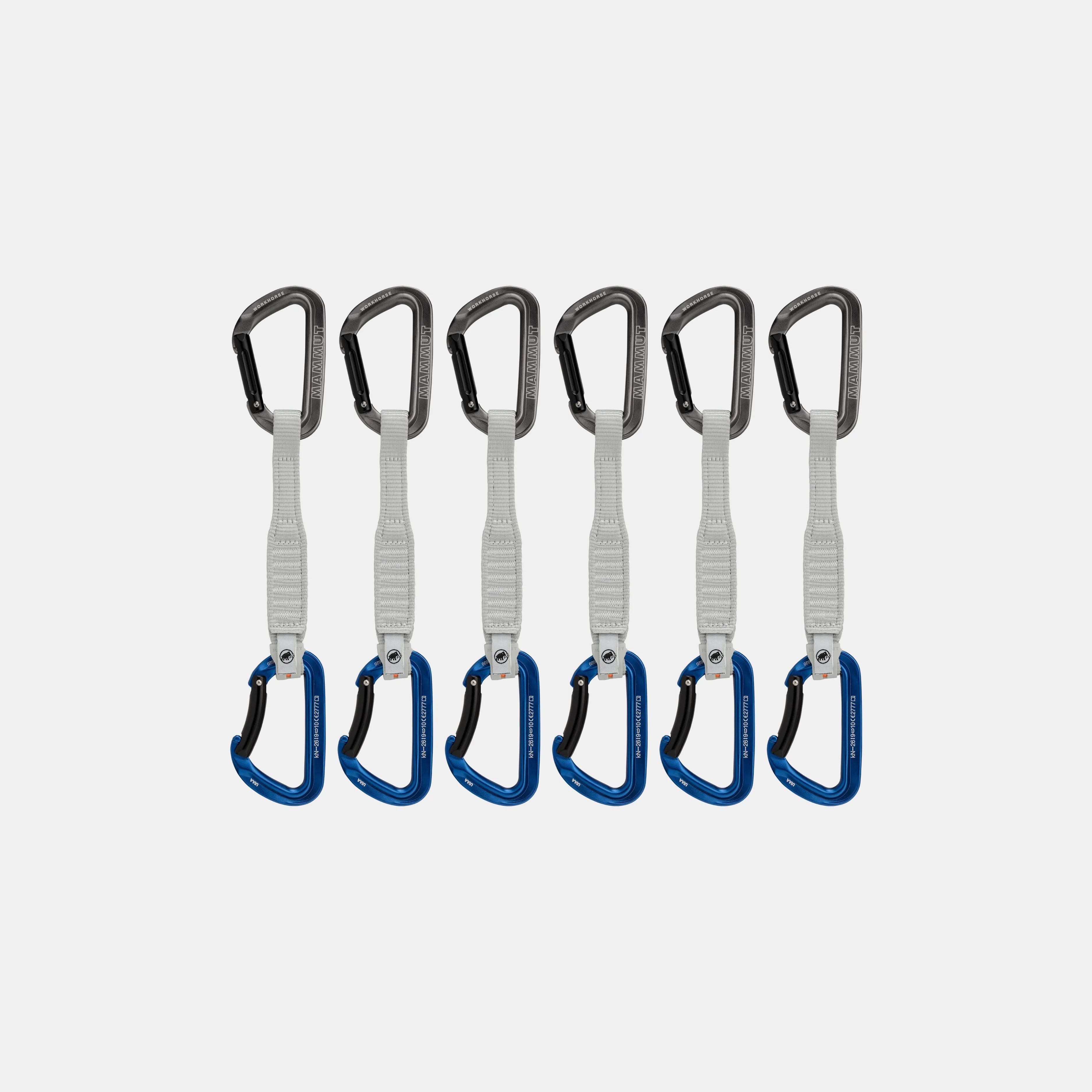 Women Mammut Workhorse Keylock 17 cm 6-Pack Quickdraws